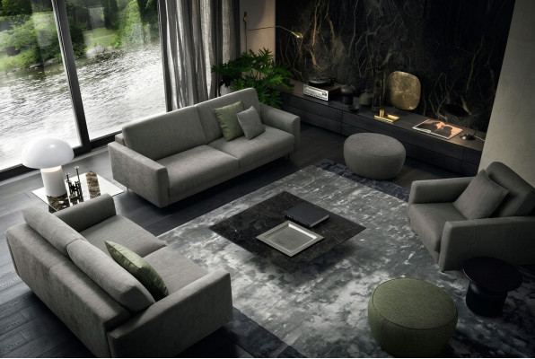 Seating set 331 seats modern wood exclusive design furniture armchair sofa set