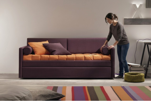 Sofa loft bed, couch bunk bed, beds, sofas, multifunctional couch, three-seater