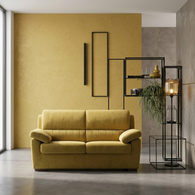 Modern Style Sofa Italian 2-Seater Textile Wood Frame Living Room Couch Sofa alfitalia