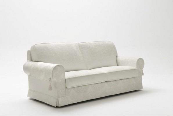 Textile Fabric Luxury 3-Seater Couch Upholstered Wooden Frame Sofa Textile Couch Alfitalia