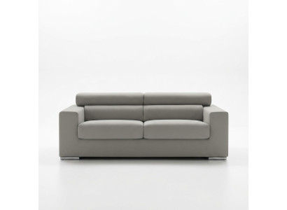 3-seater sofa couch modern luxury upholstery seat sofa fabric grey alfitalia