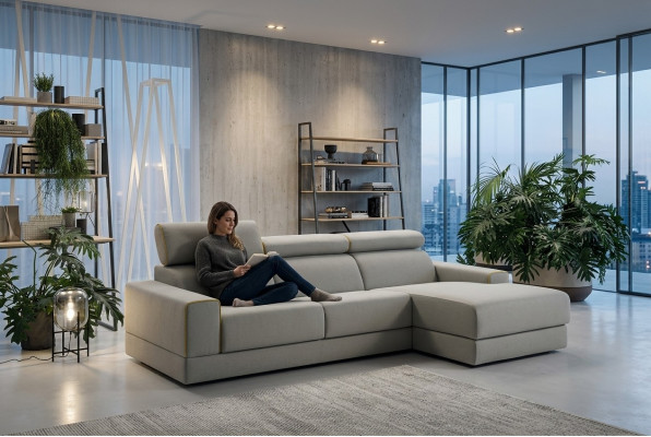 Charging station corner sofa couch sofas couches set furniture fabric alfitalia new