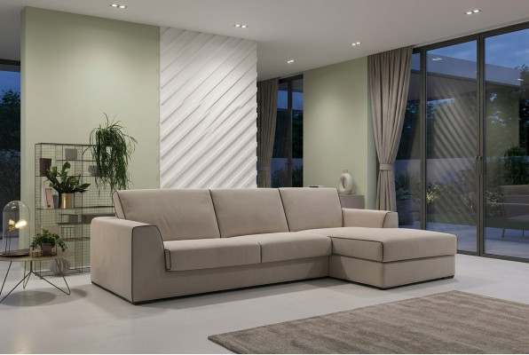 Gray couch sectional fabric corner sofa design textile sofa L-shape alfitalia new