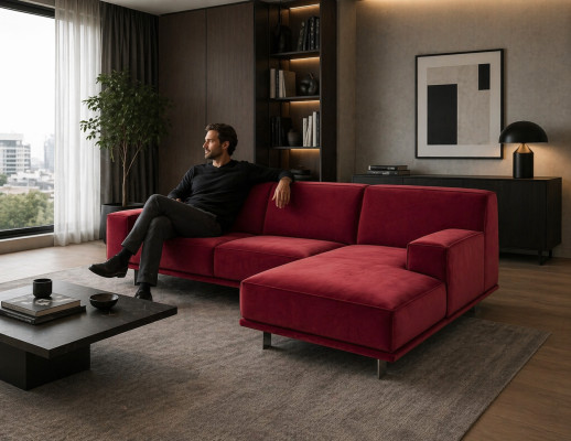 Living area sofas corner couch textile upholstery design corner sofa couch sofa alfitalia