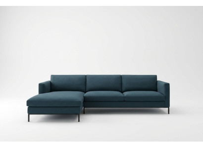Leather sofa living area corner sofa XXL upholstered corner seat couch L-shape living room