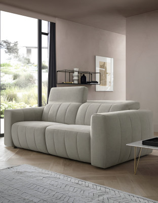 Sofas Room Furniture Gray Seat Three-Seater Couch Upholstery Design Sofa Modern 3-Seater
