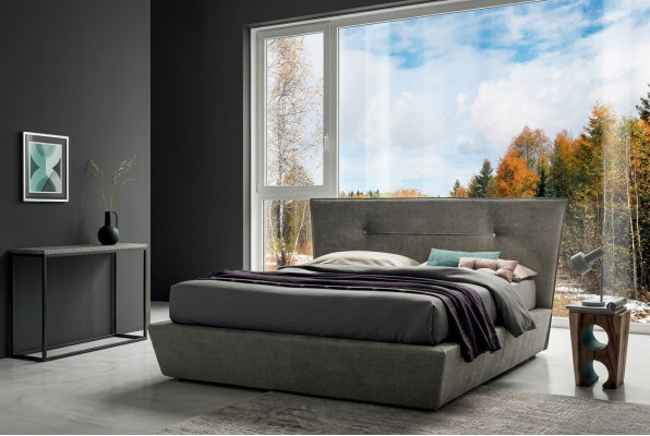 Designer bed beds bedroom leather textile hotel luxury velvet upholstery