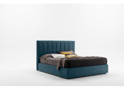 Designer bed bedroom beds textile luxury hotel fabric upholstery seating Italy