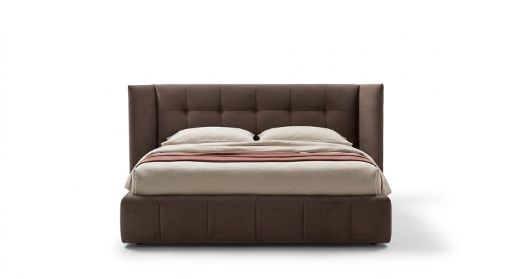 Double bed Bed Marriage bed Design Luxury Upholstered bed Designer bed Textile Beds