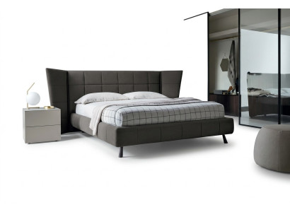 Luxury design bed beds 160 x 200cm Dubai double hotel wood bedroom bed