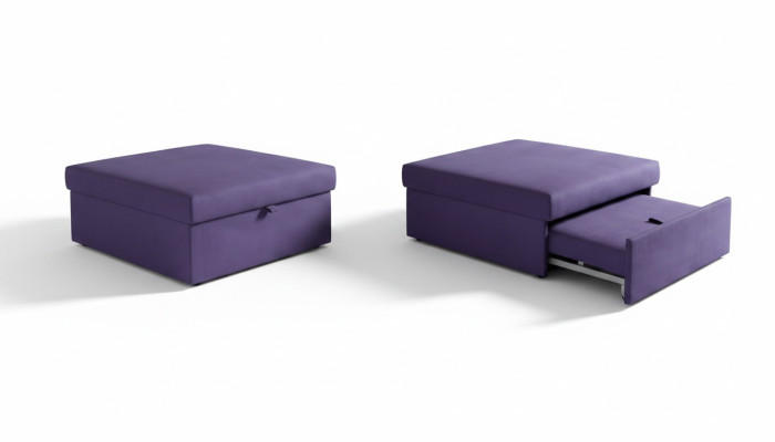 Stool Design Upholstered Footstool Ottoman Seat Textile Chaise Club Lounge Pouf