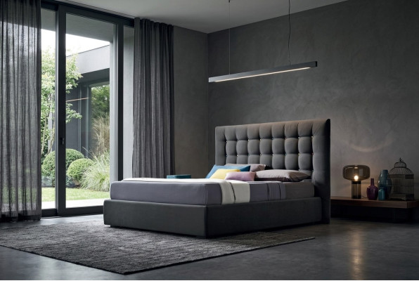 Chesterfield luxury beds sleep room textile bed upholstery design double hotel
