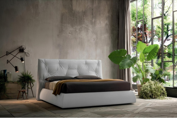 Design furnishings upholstered bed frame luxury bed hotel royal furniture fabric beds