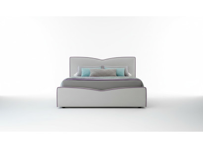 Double bed 200x200cm Designer bed Double beds New Modern Hotel Leather Fabric