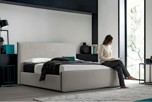 Italian furniture design bed bedroom beds leather hotel luxury upholstery new