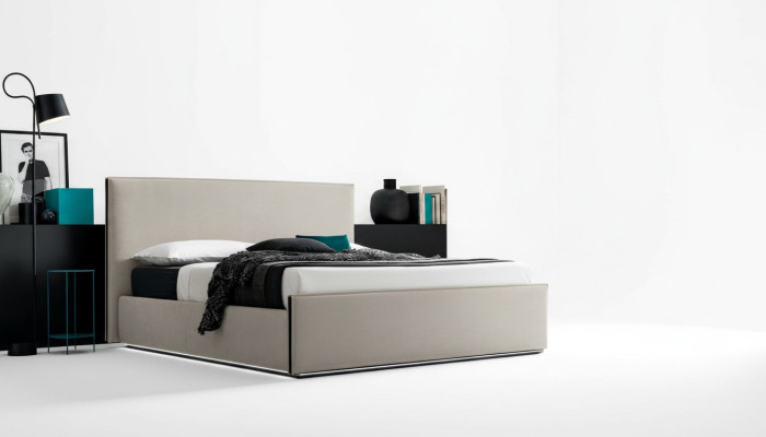 Italian furniture design bed bedroom beds leather hotel luxury upholstery new