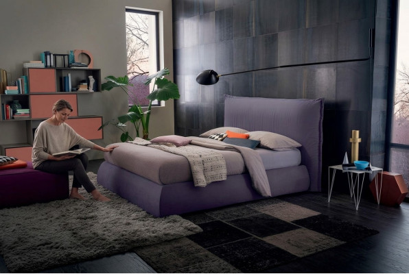 Designer bed 120x200cm Designer upholstered bed Bed beds Double bed Matrimonial bed New