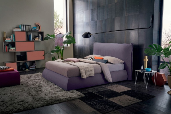 Designer bed 120x200cm Designer upholstered bed Bed beds Double bed Matrimonial bed New