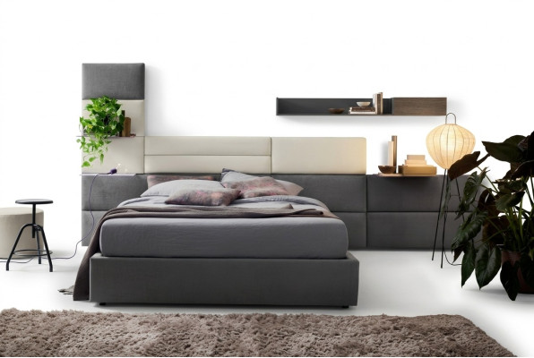 Double hotel beds, marriage bed 180x200 cm, sleeping room, wood luxury design bed, upholstery