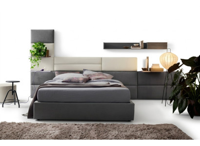 Double hotel beds, marriage bed 180x200 cm, sleeping room, wood luxury design bed, upholstery