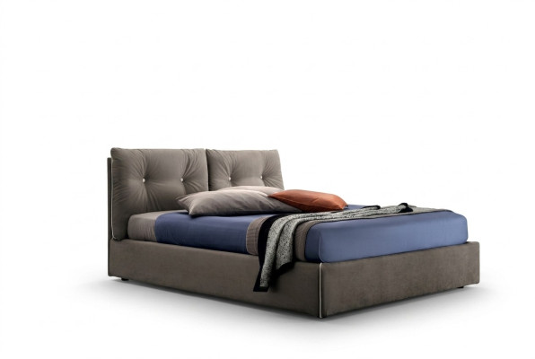 Double Beds Wood Design 180x200cm New Luxury Bed Bedroom Textile Upholstery