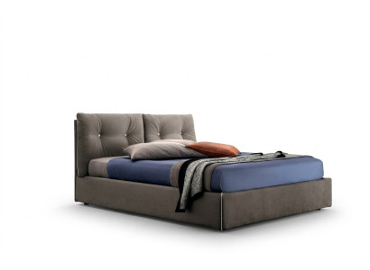 Double Beds Wood Design 180x200cm New Luxury Bed Bedroom Textile Upholstery