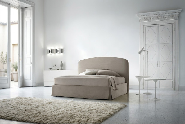 Bed, Cushion, Luxury Double Hotel Beds, Matrimonial 180x200cm Italian Furniture, Leather