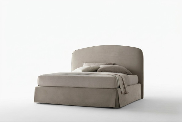 Bed, Cushion, Luxury Double Hotel Beds, Matrimonial 180x200cm Italian Furniture, Leather