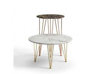 Luxury Side Table Design Furniture Coffee Table Living Room Round Noble Art Modern