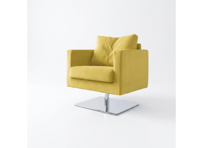 Armchair Chair Upholstery Television Textile Yellow Luxury Fabric Design Lounge Club Relax New