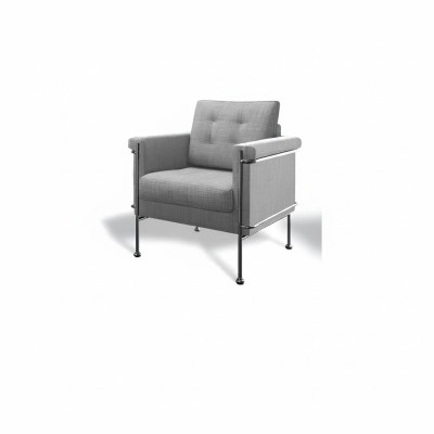Design Relax Club Armchair Lounge Sofa 1-Seater TV Chair Upholstered Couch Fabric