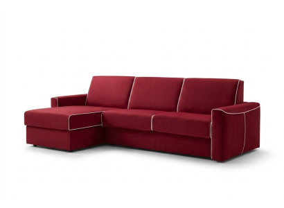 Modern design sectional sofa Focus fabric L-shaped living area couch Italian furniture