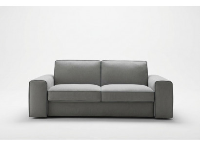 Three-seater couch upholstered design sofa modern 3-seater sofas room furniture gray seat