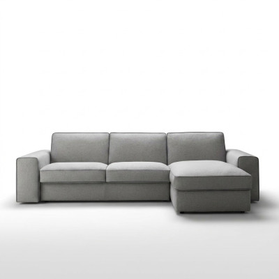 Modern luxury corner textile wood sofa L-shape alfitalia design upholstery living room