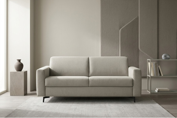 Living landscape upholstered sofa lounge sofa three-seater sofa fabric sofa couch Italy