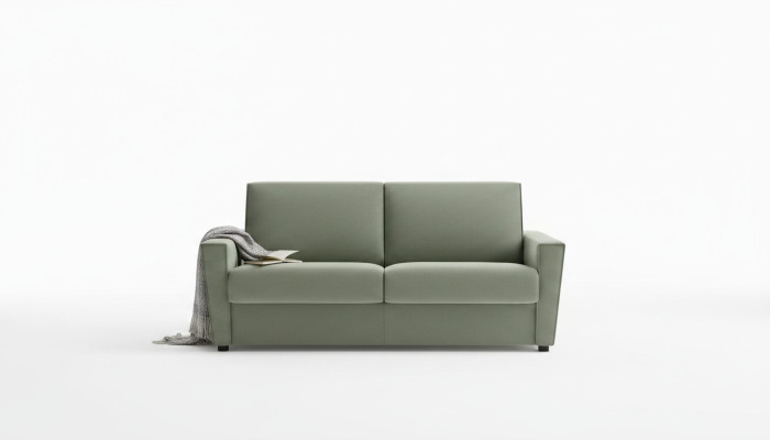 Furniture Living Room Design Green Textile Alfitalia Modern Design Luxury Sofa 2 Seater