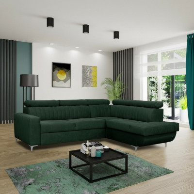 Sofas L-shape Textile Couch Corner Seat Sofa Living Room Modern Green Couch Furniture