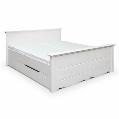 Bed Padding Design Wooden Beds Double Beds White 180x200 Sleep Bedroom
