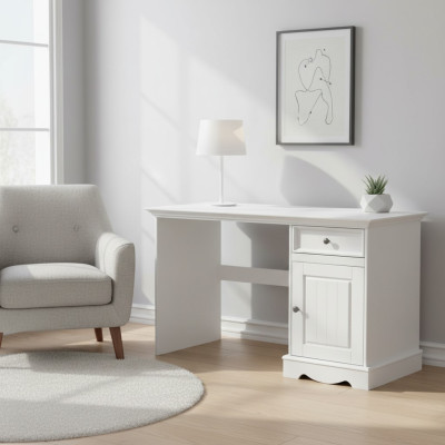 Solid wood desk wood office desks furniture table office computer country house