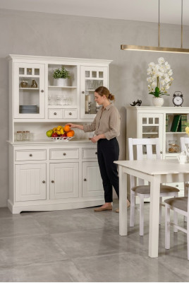 Country style sideboard dresser furniture farmhouse cabinet solid wood dresser