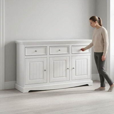 Sideboard Country Style Dressers Sideboard Solid Wood Furniture Farm Cabinet Dresser