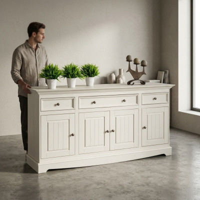 Designer country-style dresser buffet cabinet shelf wood luxury dressers sideboard