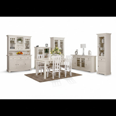 Classic Wooden Dining Table Expandable Country House Dining Room Tables