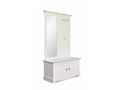 Wardrobe Set Cabinet Shoe Cabinet Cabinet Complete Set Rack Mirror 2-piece.