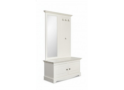 Wardrobe Set Cabinet Shoe Cabinet Cabinet Complete Set Rack Mirror 2-piece.