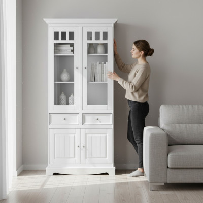 Country house cabinet display sideboards XL shelf loft display sideboard cabinet furniture