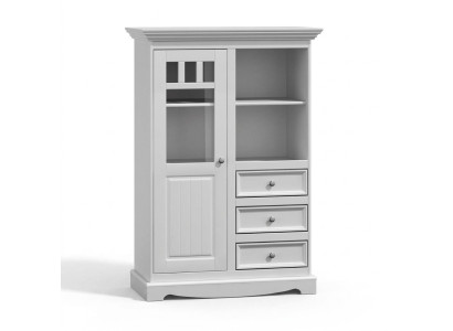 Sideboard country style living room wall shelves wood shelf bookcase cabinet
