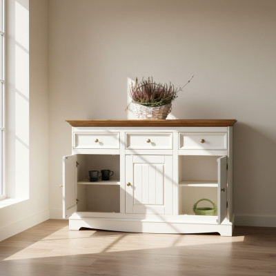 Massive dresser cabinet sideboard furniture dressers wood cabinets country style