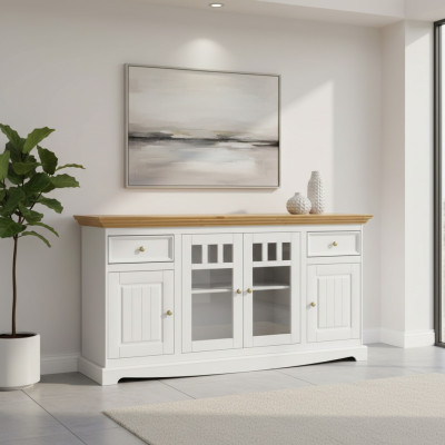 Display cabinet kitchen buffet country house shelf sideboard cabinet buffet showcase new