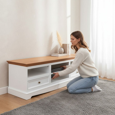 Classic style furniture wood dresser cabinet TV consoles TV sideboard low board
